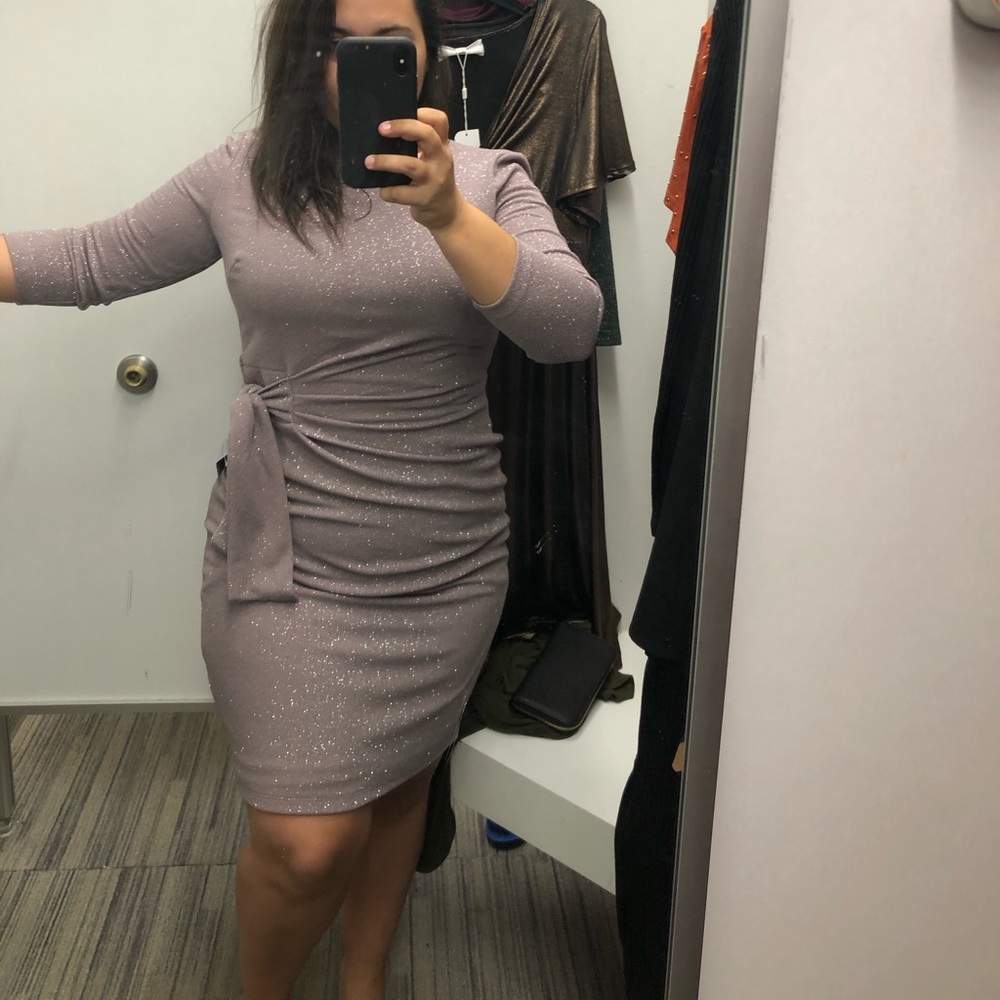 Dusty Purple Sparkle Dress